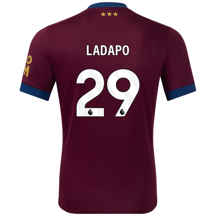 Børn Freddie Ladapo #29 Brun Udebane Spillertrøjer 2024/25 Trøje T-Shirt