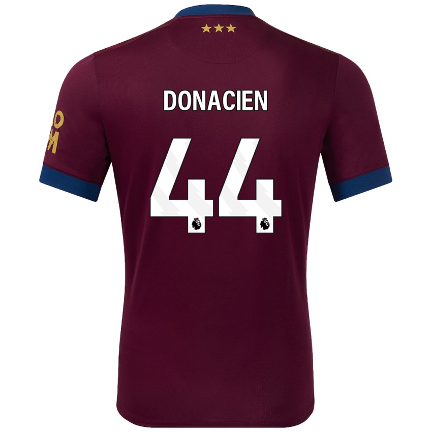 Børn Janoi Donacien #44 Brun Udebane Spillertrøjer 2024/25 Trøje T-Shirt