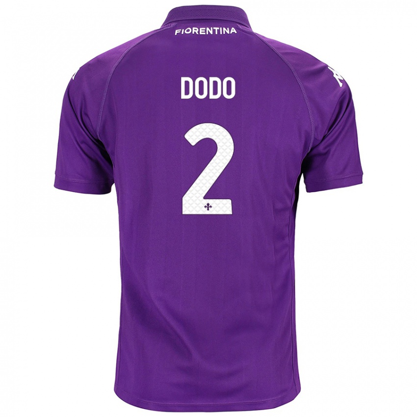 Mænd Dodô #2 Lilla Hjemmebane Spillertrøjer 2024/25 Trøje T-Shirt