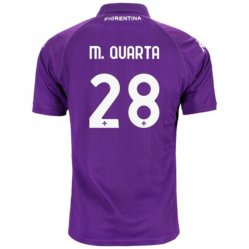 Mænd Lucas Martinez Quarta #28 Lilla Hjemmebane Spillertrøjer 2024/25 Trøje T-Shirt