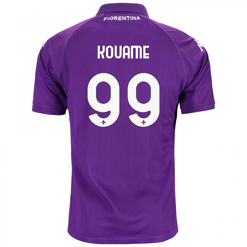 Mænd Christian Kouame #99 Lilla Hjemmebane Spillertrøjer 2024/25 Trøje T-Shirt