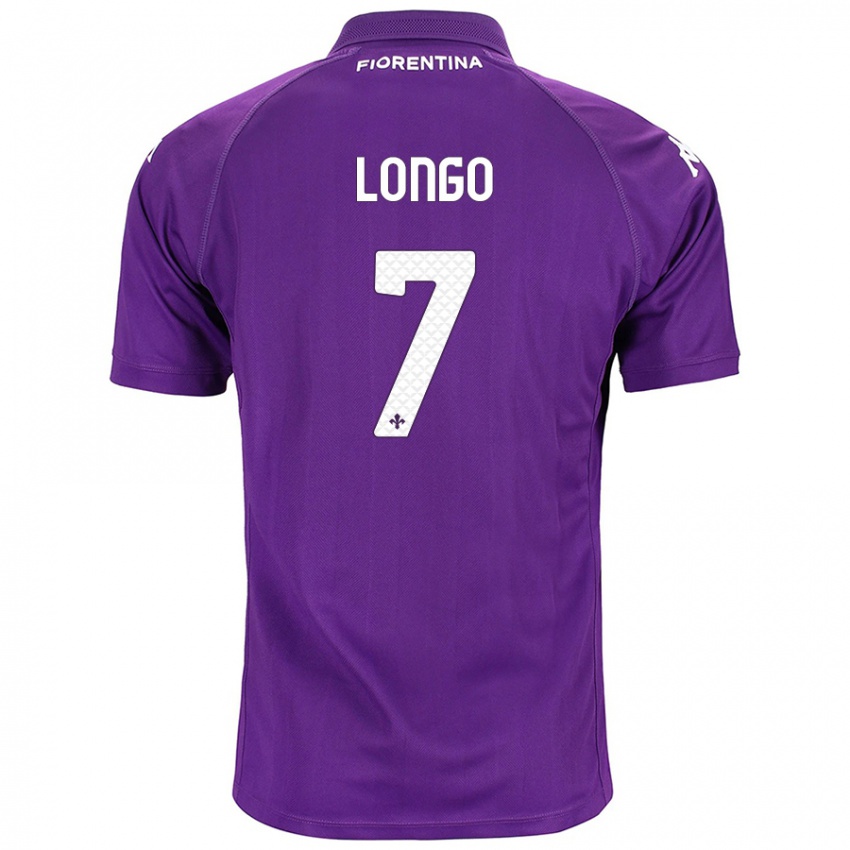 Mænd Miriam Longo #7 Lilla Hjemmebane Spillertrøjer 2024/25 Trøje T-Shirt