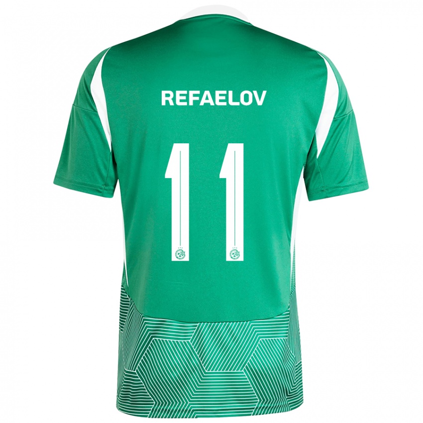 Mænd Lior Refaelov #11 Grøn Hvid Hjemmebane Spillertrøjer 2024/25 Trøje T-Shirt