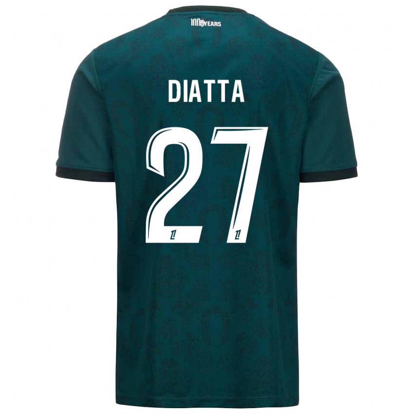 Mænd Krépin Diatta #27 Mørkegrøn Udebane Spillertrøjer 2024/25 Trøje T-Shirt