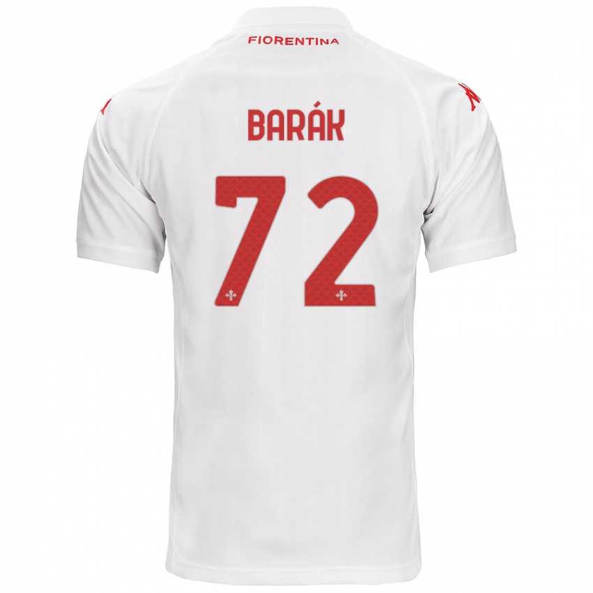 Mænd Antonin Barak #72 Hvid Udebane Spillertrøjer 2024/25 Trøje T-Shirt