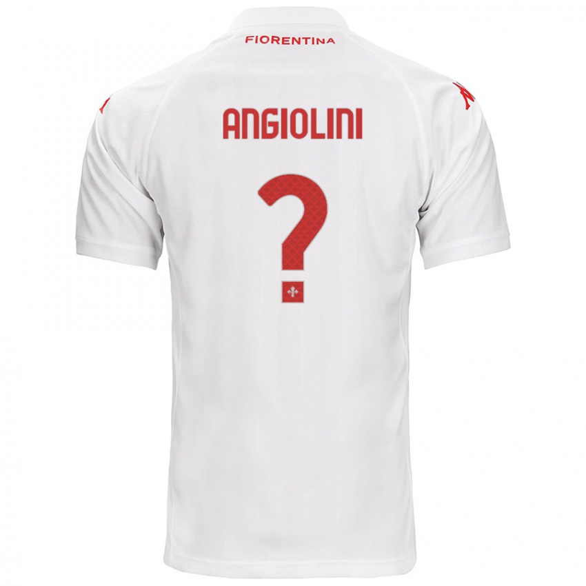 Mænd Gianmarco Angiolini #0 Hvid Udebane Spillertrøjer 2024/25 Trøje T-Shirt