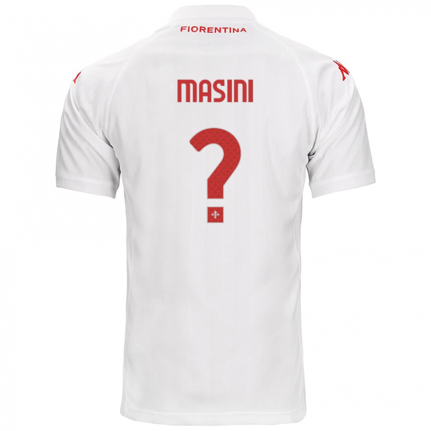 Mænd Mattia Masini #0 Hvid Udebane Spillertrøjer 2024/25 Trøje T-Shirt