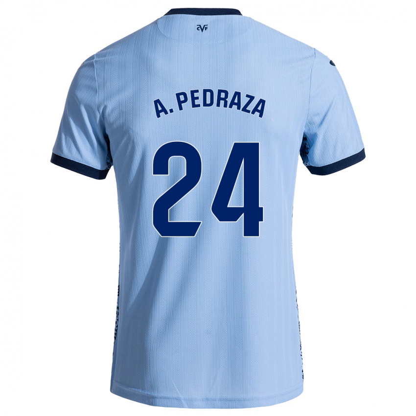 Mænd Alfonso Pedraza #24 Himmelblå Udebane Spillertrøjer 2024/25 Trøje T-Shirt