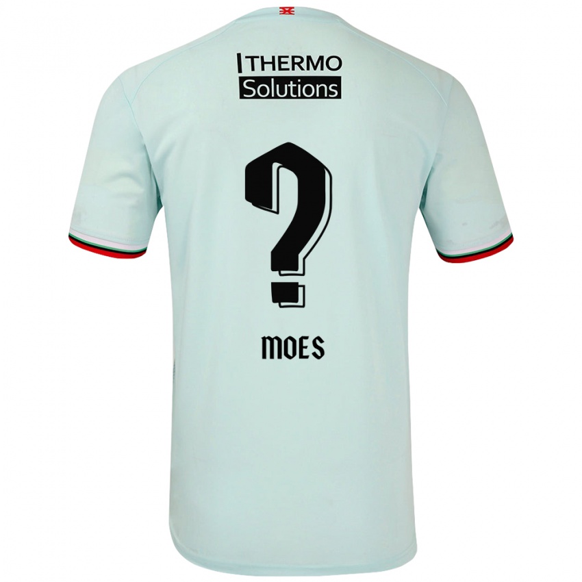 Mænd Lucas Moes #0 Lysegrøn Udebane Spillertrøjer 2024/25 Trøje T-Shirt