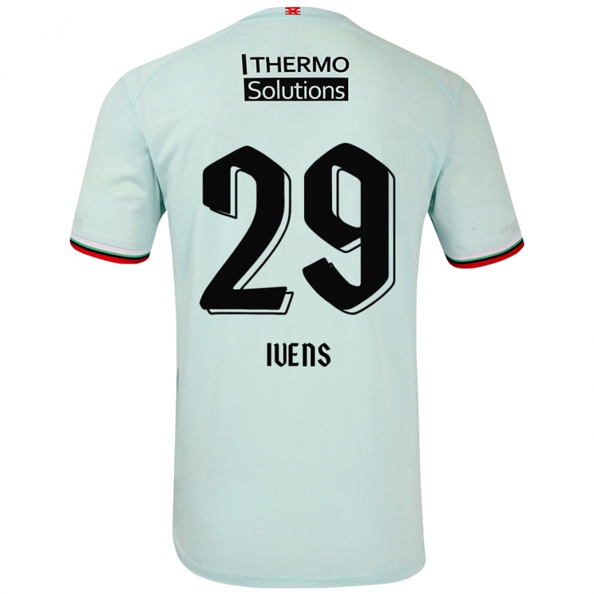 Mænd Rose Ivens #29 Lysegrøn Udebane Spillertrøjer 2024/25 Trøje T-Shirt