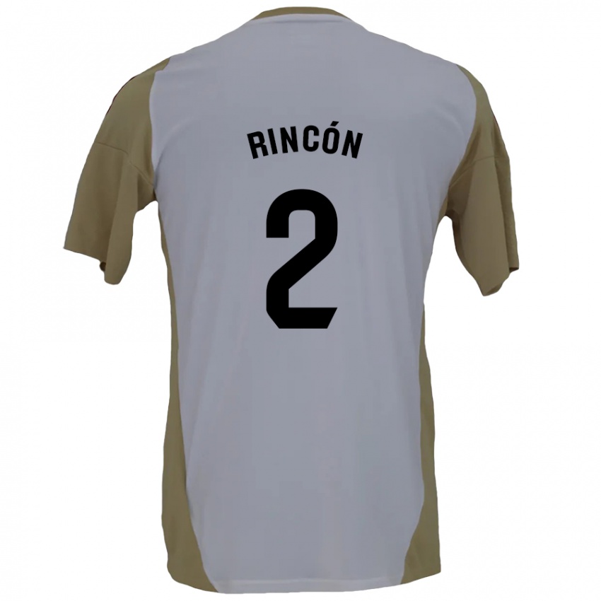 Mænd Hugo Rincón #2 Brun Hvid Udebane Spillertrøjer 2024/25 Trøje T-Shirt