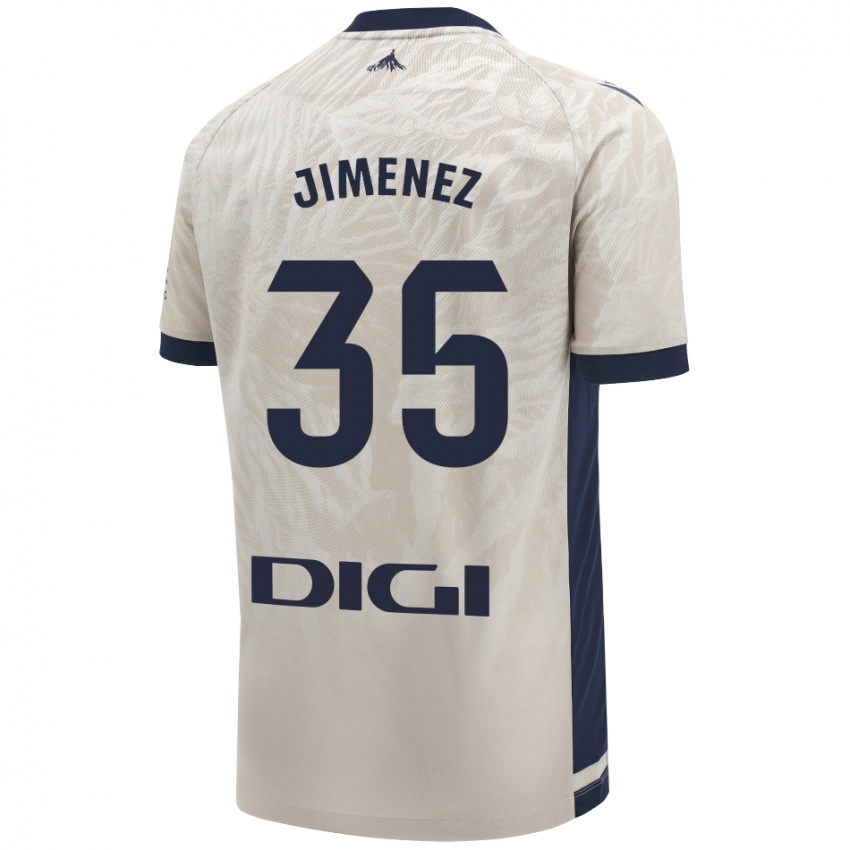 Mænd Álex Jimenez #35 Lysegrå Udebane Spillertrøjer 2024/25 Trøje T-Shirt