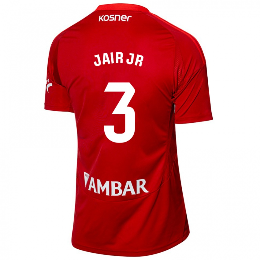 Mænd Jair Amador #3 Hvid Blå Udebane Spillertrøjer 2024/25 Trøje T-Shirt