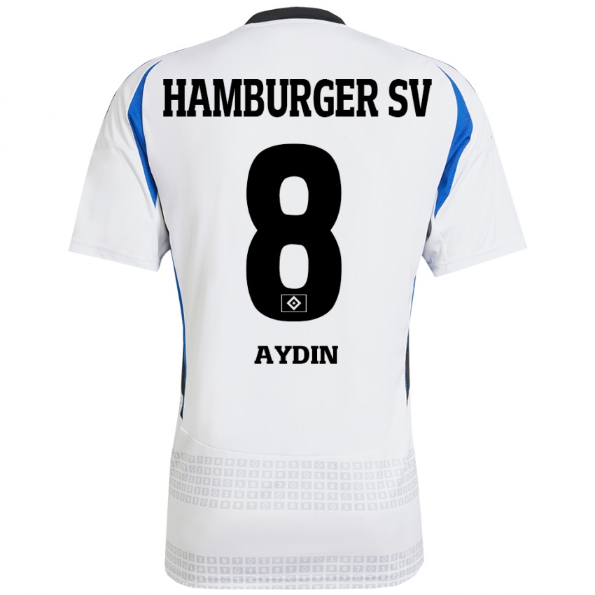 Kvinder Songül Aydin #8 Hvid Blå Hjemmebane Spillertrøjer 2024/25 Trøje T-Shirt