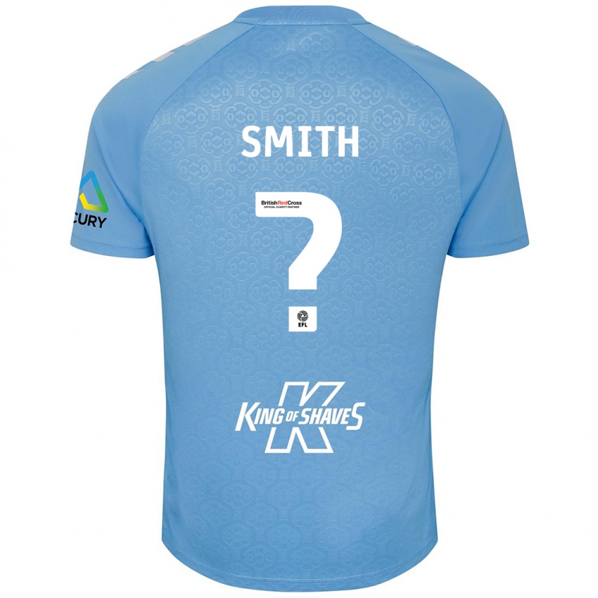 Kvinder Jayden Smith #0 Blå Hvid Hjemmebane Spillertrøjer 2024/25 Trøje T-Shirt