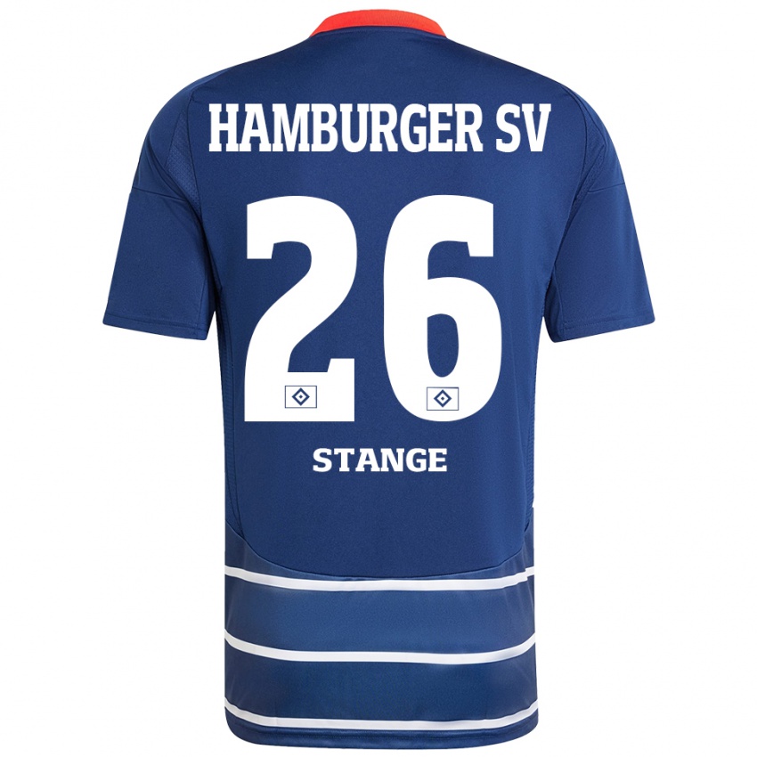 Kvinder Otto Stange #26 Mørkeblå Udebane Spillertrøjer 2024/25 Trøje T-Shirt