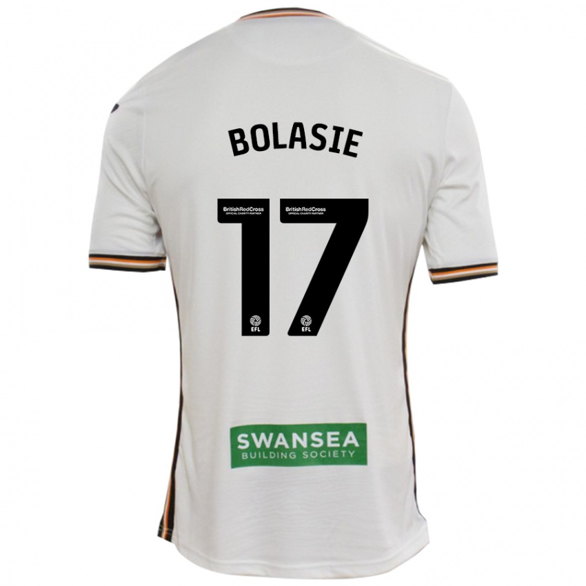 Børn Yannick Bolasie #17 Hvid Hjemmebane Spillertrøjer 2024/25 Trøje T-Shirt