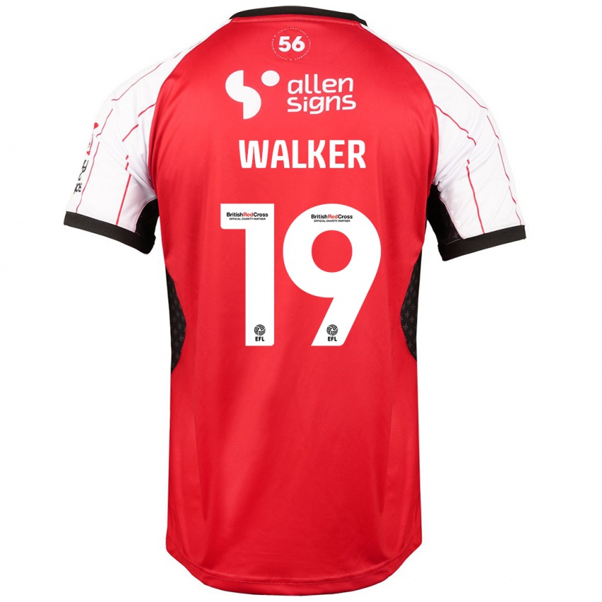 Børn Tyler Walker #19 Hvid Hjemmebane Spillertrøjer 2024/25 Trøje T-Shirt