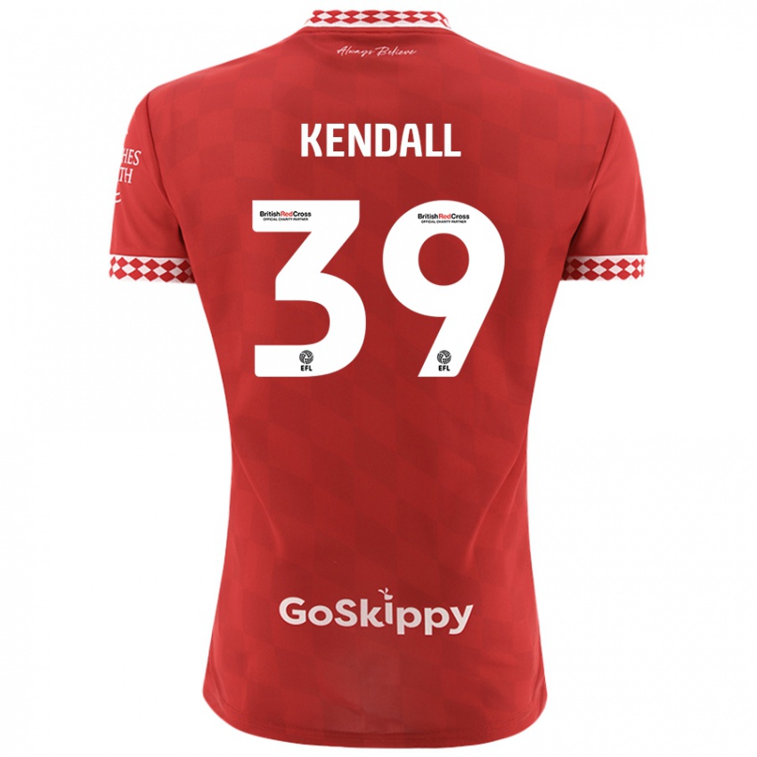 Børn Maya Kendall #39 Rød Hjemmebane Spillertrøjer 2024/25 Trøje T-Shirt