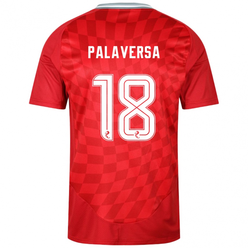 Børn Ante Palaversa #18 Rød Hjemmebane Spillertrøjer 2024/25 Trøje T-Shirt