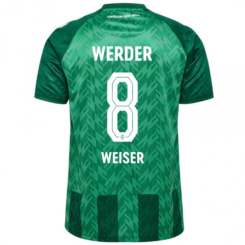 Børn Mitchell Weiser #8 Grøn Hjemmebane Spillertrøjer 2024/25 Trøje T-Shirt