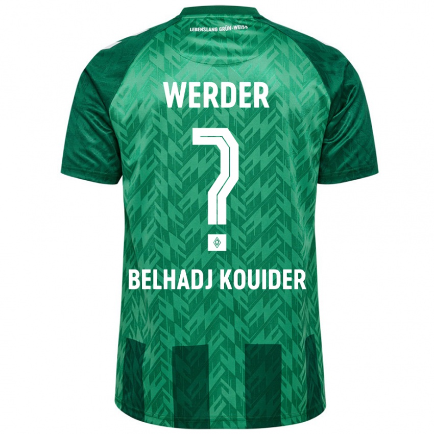 Børn Mahfoud Belhadj Kouider #0 Grøn Hjemmebane Spillertrøjer 2024/25 Trøje T-Shirt