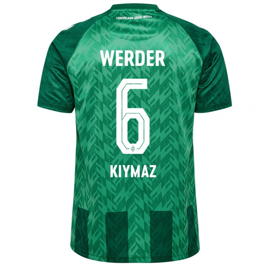 Børn Anil Kiymaz #6 Grøn Hjemmebane Spillertrøjer 2024/25 Trøje T-Shirt