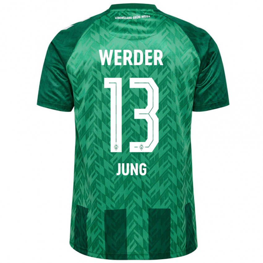 Børn Seong-Hyeon Jung #13 Grøn Hjemmebane Spillertrøjer 2024/25 Trøje T-Shirt