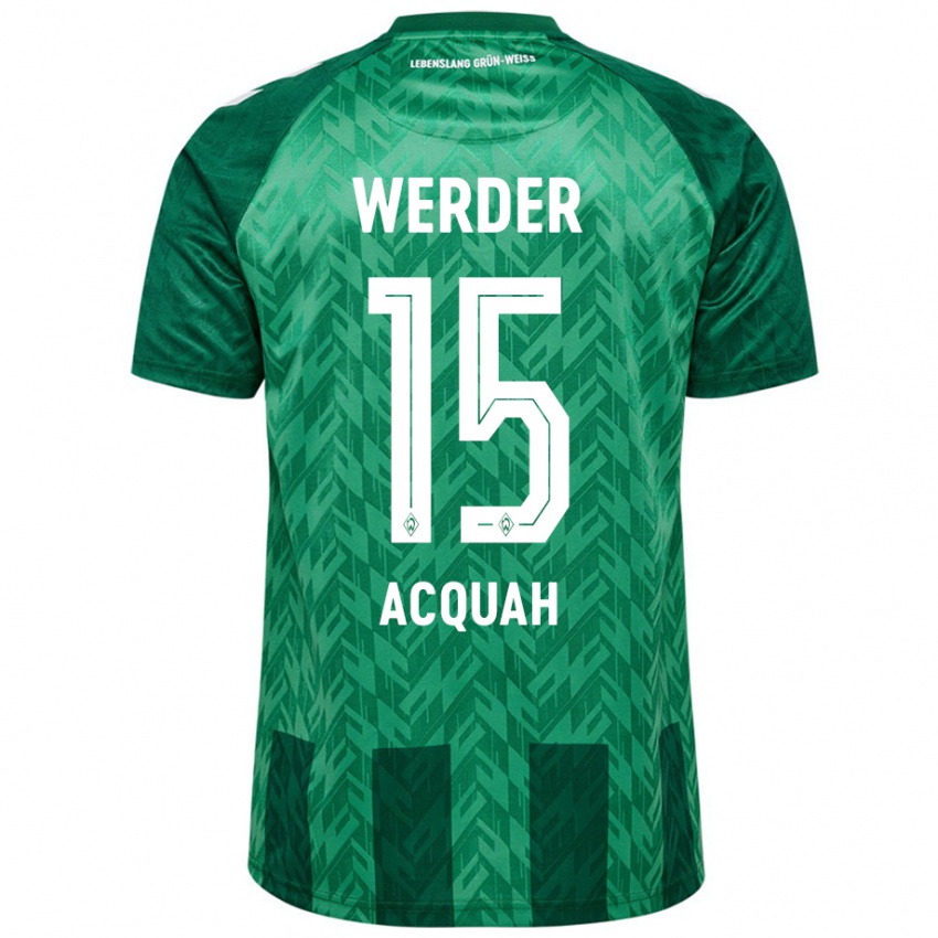 Børn Joseph Acheampong Acquah #15 Grøn Hjemmebane Spillertrøjer 2024/25 Trøje T-Shirt