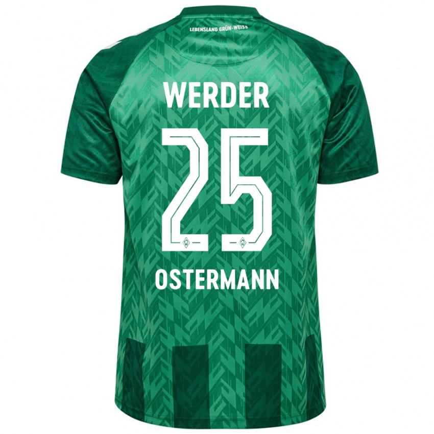 Børn Ben Ostermann #25 Grøn Hjemmebane Spillertrøjer 2024/25 Trøje T-Shirt