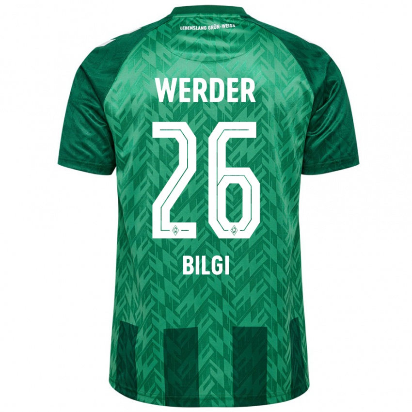 Børn Süleyman Bilgi #26 Grøn Hjemmebane Spillertrøjer 2024/25 Trøje T-Shirt