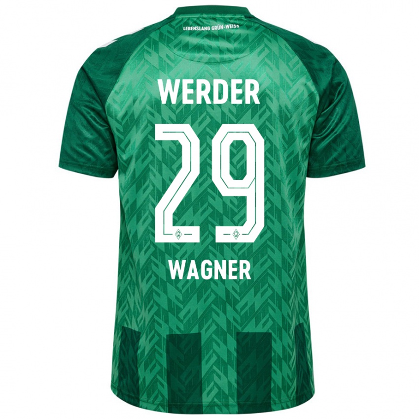 Børn Paul Wagner #29 Grøn Hjemmebane Spillertrøjer 2024/25 Trøje T-Shirt