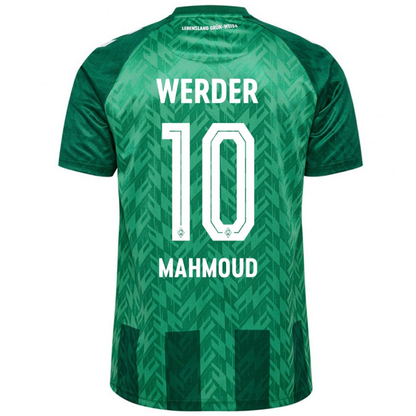 Børn Tuana Mahmoud #10 Grøn Hjemmebane Spillertrøjer 2024/25 Trøje T-Shirt