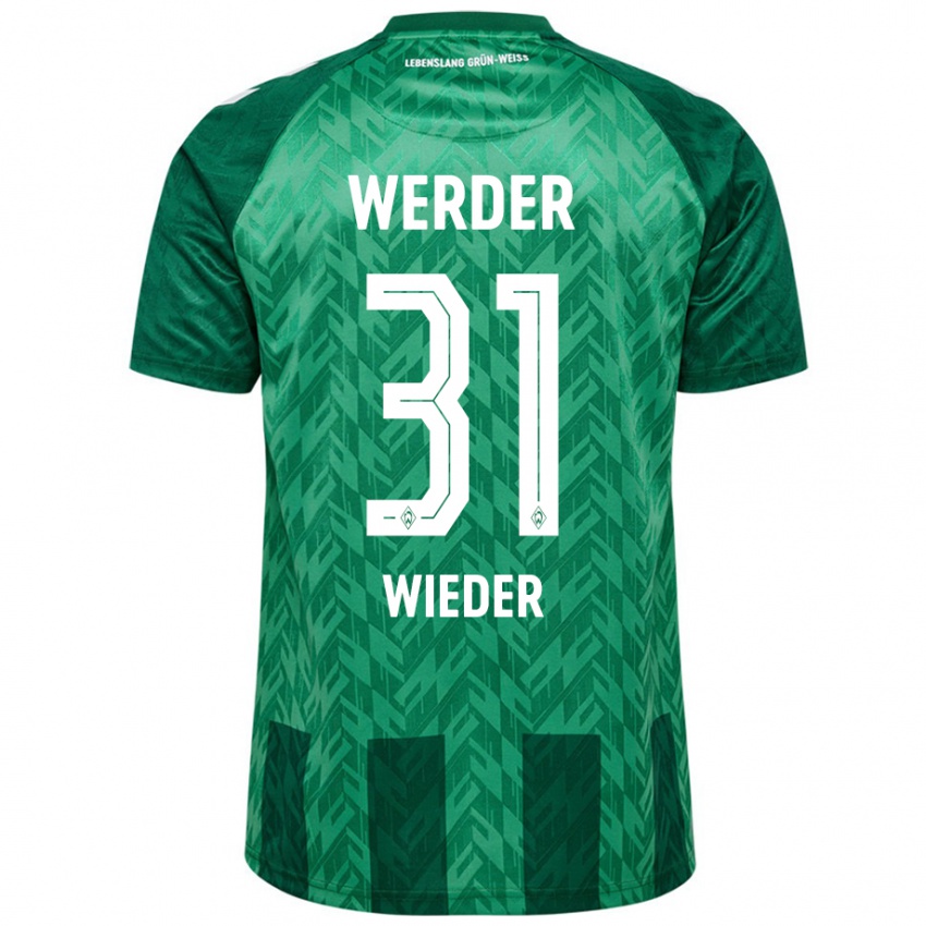 Børn Verena Wieder #31 Grøn Hjemmebane Spillertrøjer 2024/25 Trøje T-Shirt