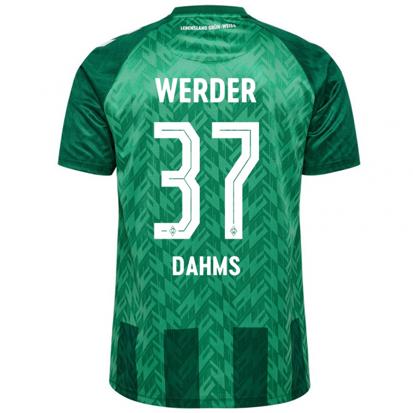 Børn Lena Dahms #37 Grøn Hjemmebane Spillertrøjer 2024/25 Trøje T-Shirt