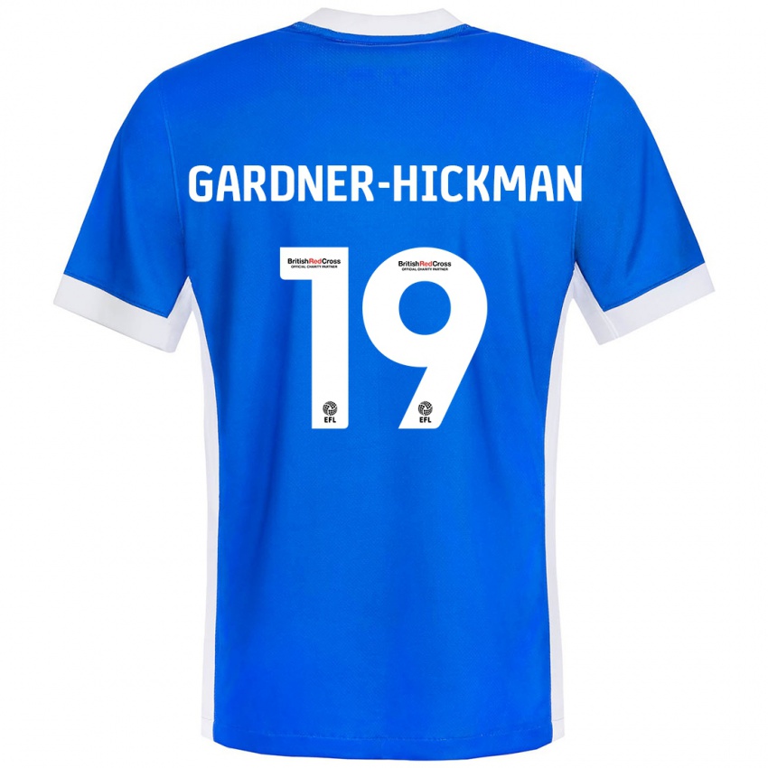 Børn Taylor Gardner-Hickman #19 Blå Hvid Hjemmebane Spillertrøjer 2024/25 Trøje T-Shirt