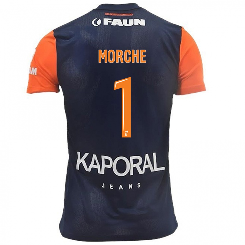 Børn Cosette Morché #1 Marineblå Orange Hjemmebane Spillertrøjer 2024/25 Trøje T-Shirt