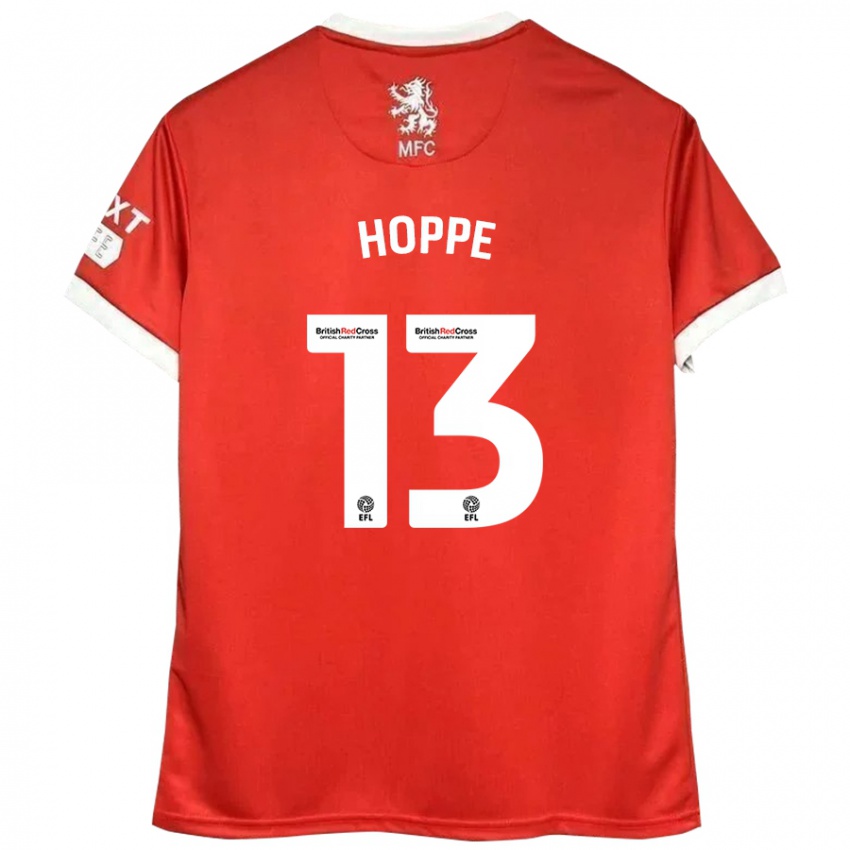 Børn Matthew Hoppe #13 Rød Hvid Hjemmebane Spillertrøjer 2024/25 Trøje T-Shirt