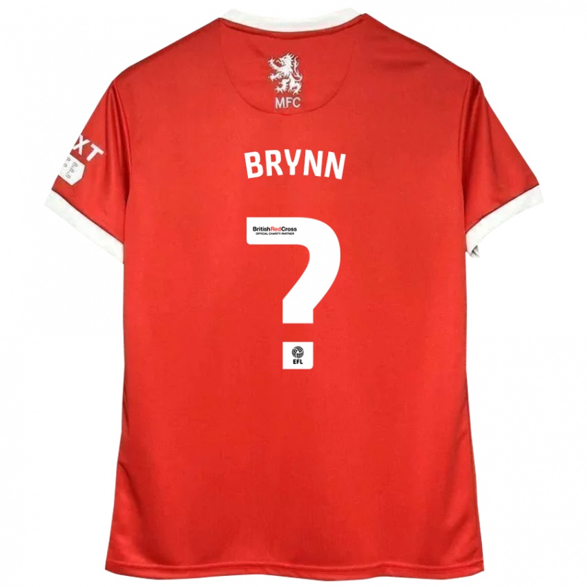 Børn Sol Brynn #0 Rød Hvid Hjemmebane Spillertrøjer 2024/25 Trøje T-Shirt