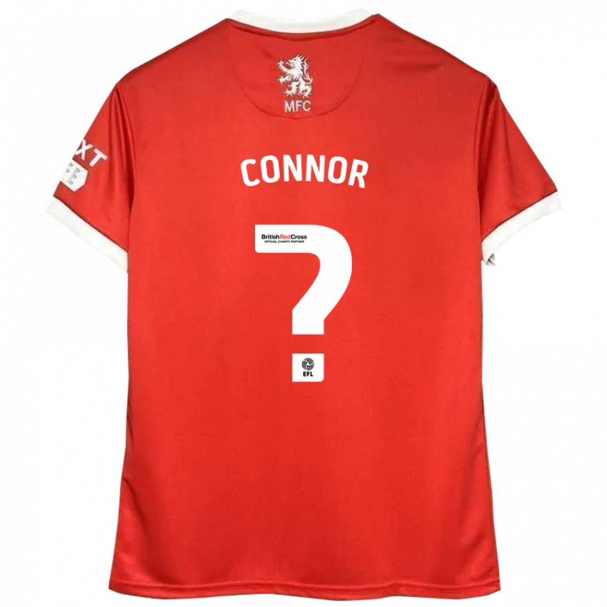 Børn Shea Connor #0 Rød Hvid Hjemmebane Spillertrøjer 2024/25 Trøje T-Shirt