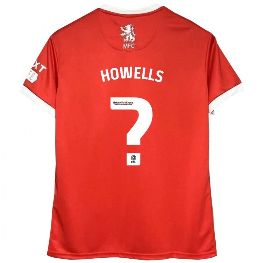 Børn Max Howells #0 Rød Hvid Hjemmebane Spillertrøjer 2024/25 Trøje T-Shirt