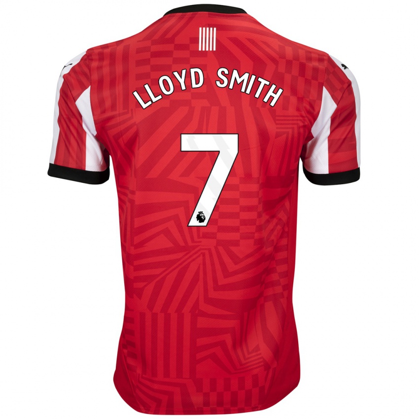 Børn Lexi Lloyd-Smith #7 Rød Hvid Hjemmebane Spillertrøjer 2024/25 Trøje T-Shirt