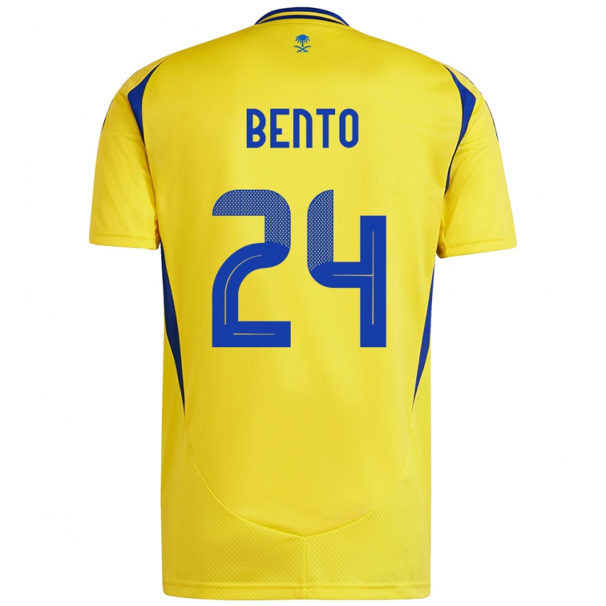 Børn Bento #24 Gul Blå Hjemmebane Spillertrøjer 2024/25 Trøje T-Shirt