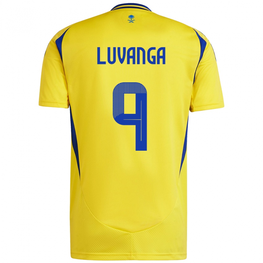 Børn Clara Luvanga #9 Gul Blå Hjemmebane Spillertrøjer 2024/25 Trøje T-Shirt