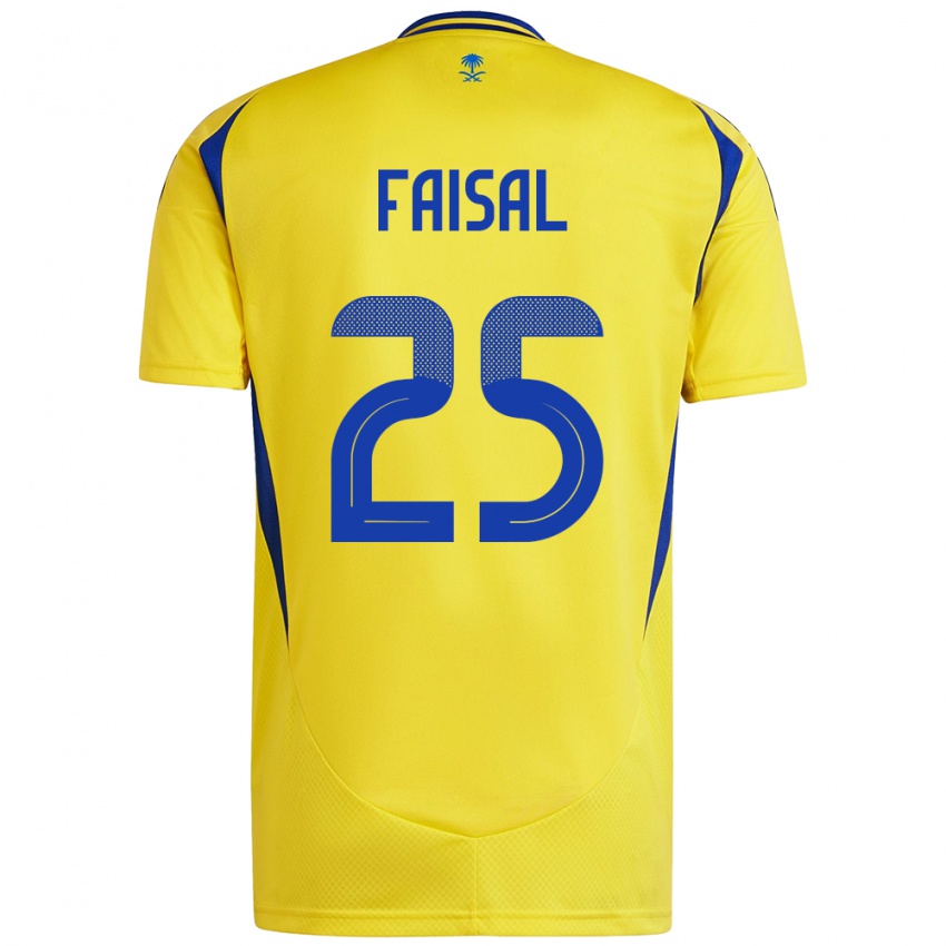 Børn Samira Faisal #25 Gul Blå Hjemmebane Spillertrøjer 2024/25 Trøje T-Shirt