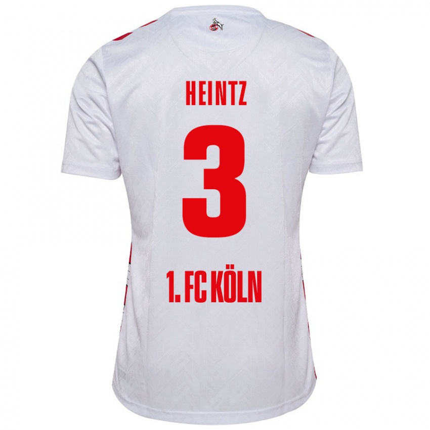 Børn Dominique Heintz #3 Hvid Rød Hjemmebane Spillertrøjer 2024/25 Trøje T-Shirt