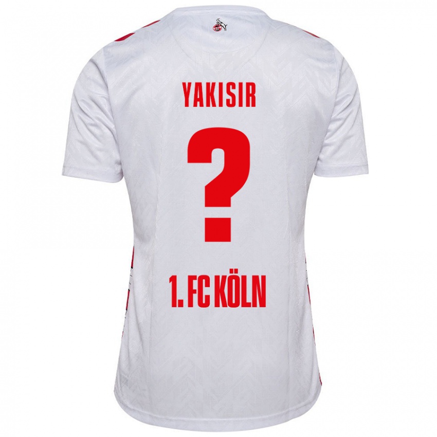 Børn Emir-Ahmet Yakisir #0 Hvid Rød Hjemmebane Spillertrøjer 2024/25 Trøje T-Shirt