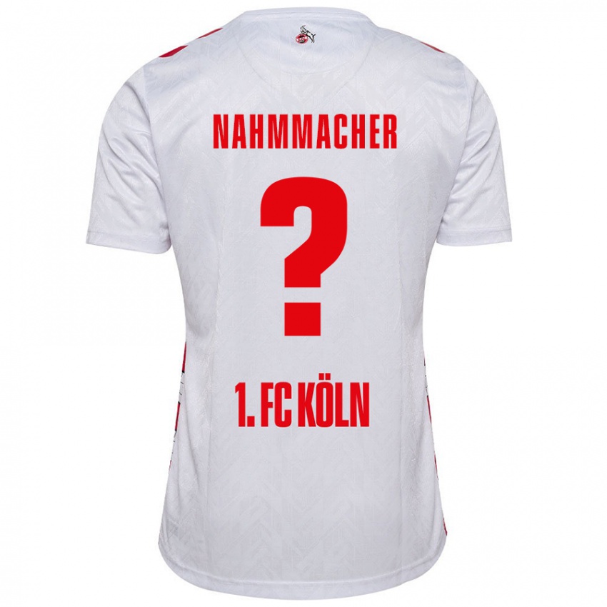 Børn Emil Nahmmacher #0 Hvid Rød Hjemmebane Spillertrøjer 2024/25 Trøje T-Shirt