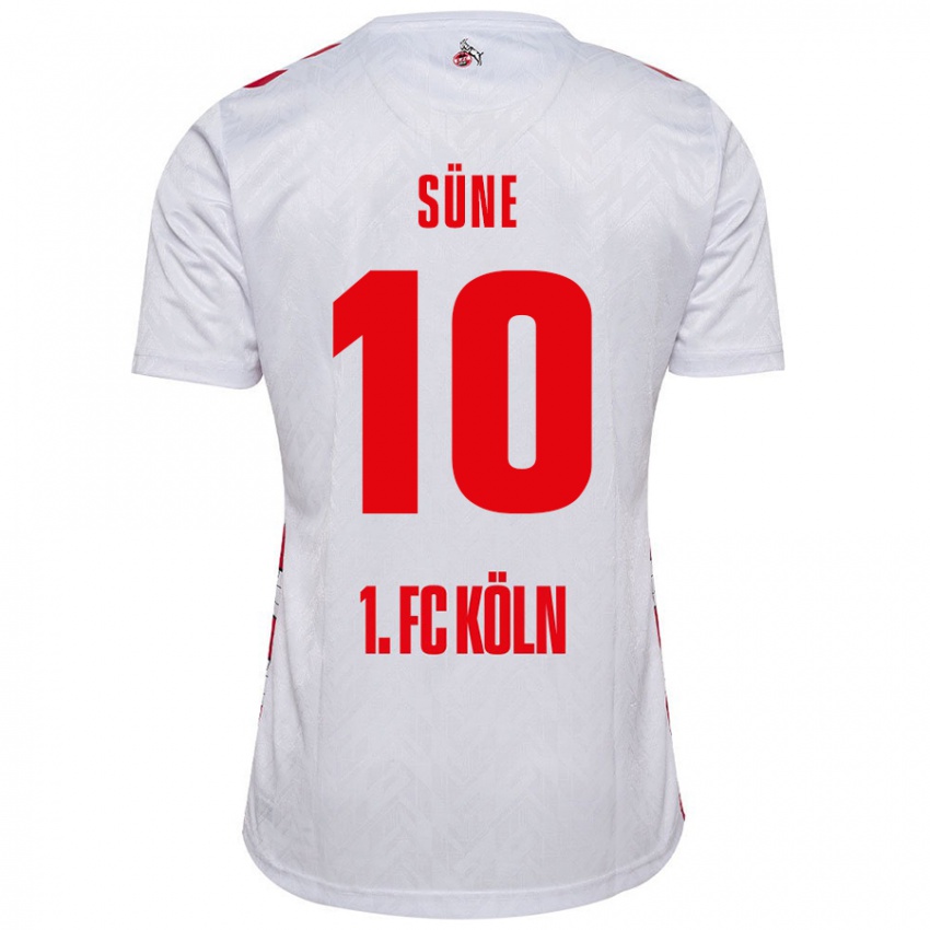 Børn Arda Süne #10 Hvid Rød Hjemmebane Spillertrøjer 2024/25 Trøje T-Shirt