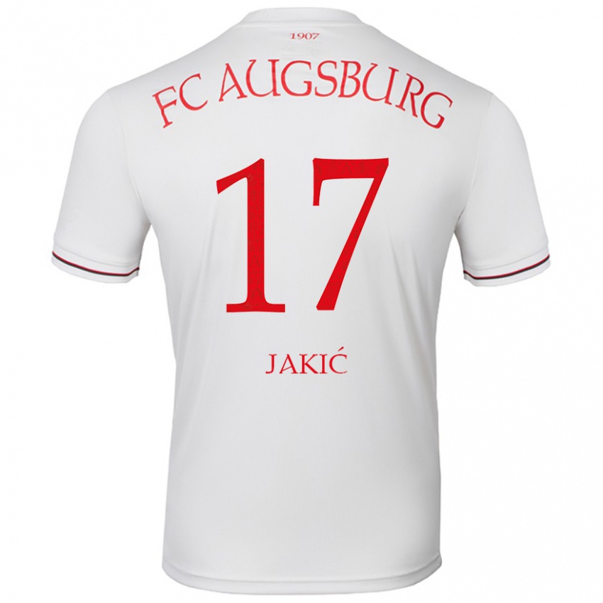 Børn Kristijan Jakic #17 Hvid Hjemmebane Spillertrøjer 2024/25 Trøje T-Shirt